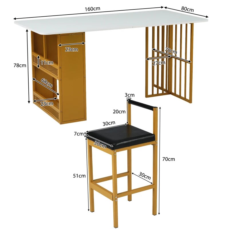 Eettafel set Billy