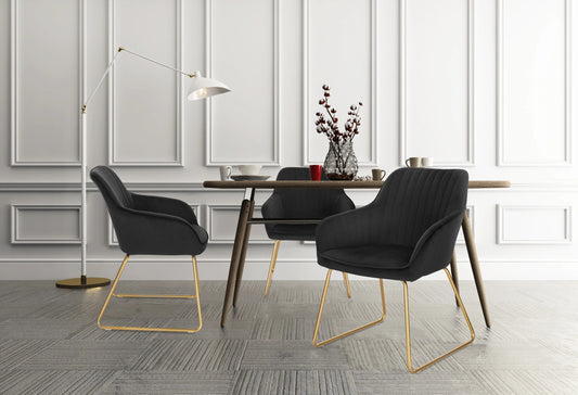 Dining room chair Vella gold 