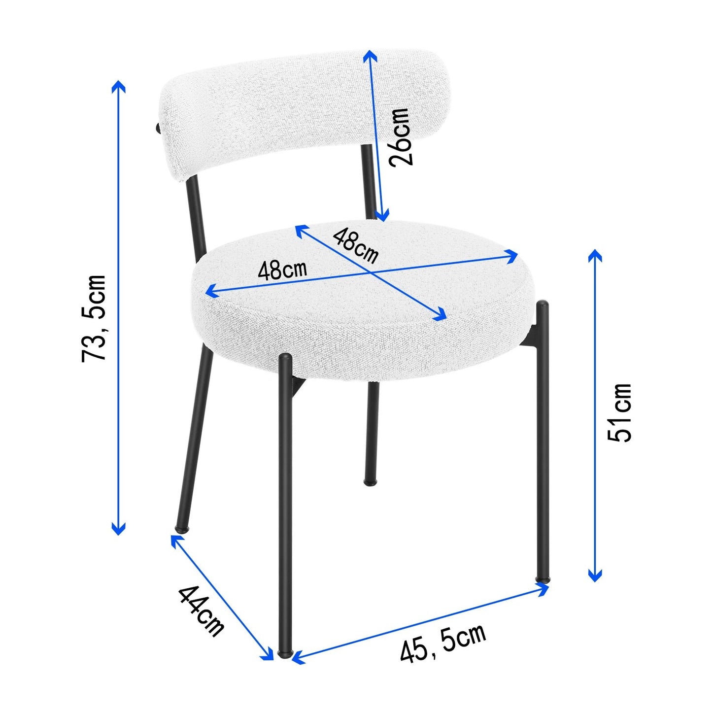 Eetkamerstoel Lica (set van 2 stuks)