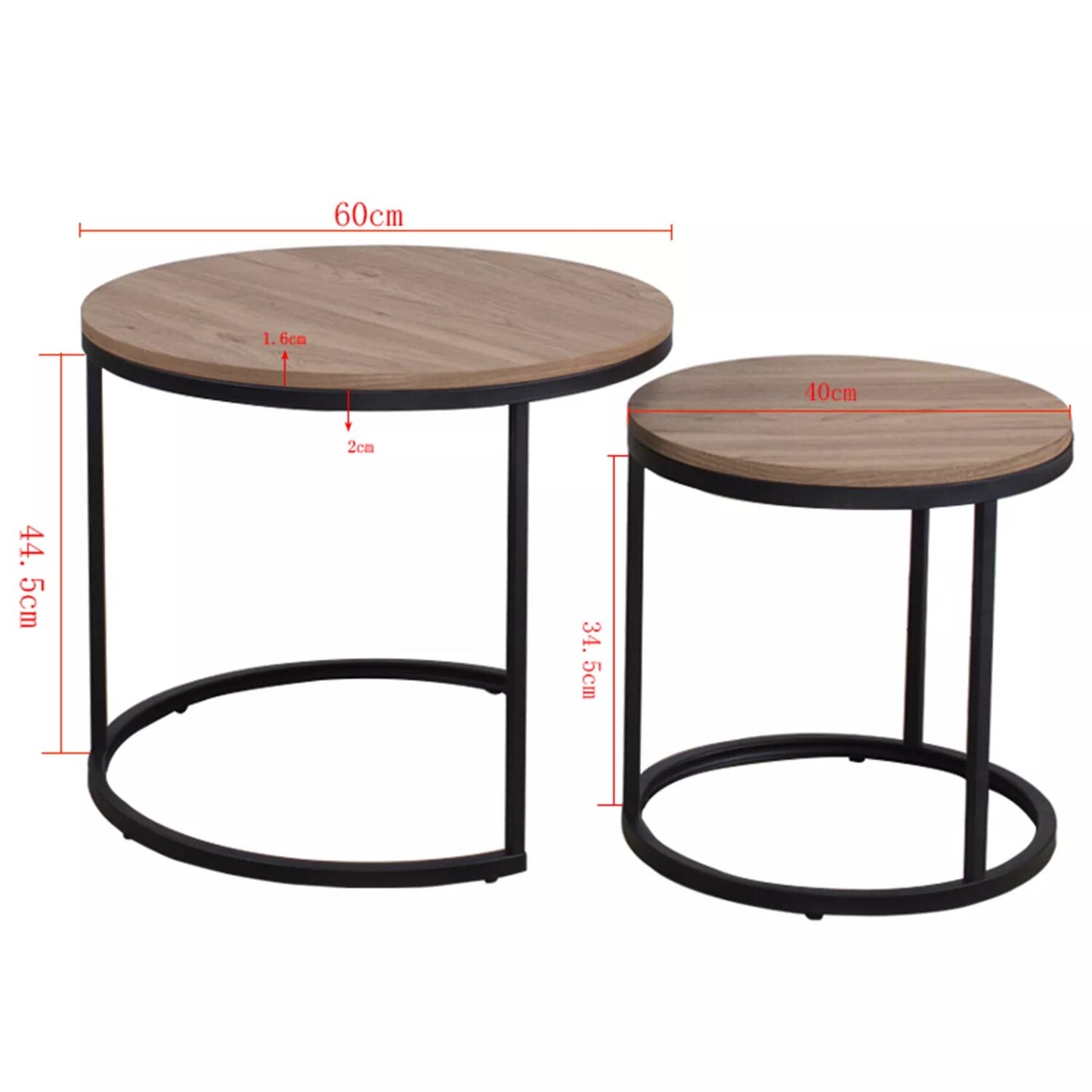 2Pcs Nordic Kaffee Tisch 2 in 1 Runde Kombination Büro Tee tisch Moderne Minimalistischen Hause Sofa Ins Seite tisch Wohnzimmer