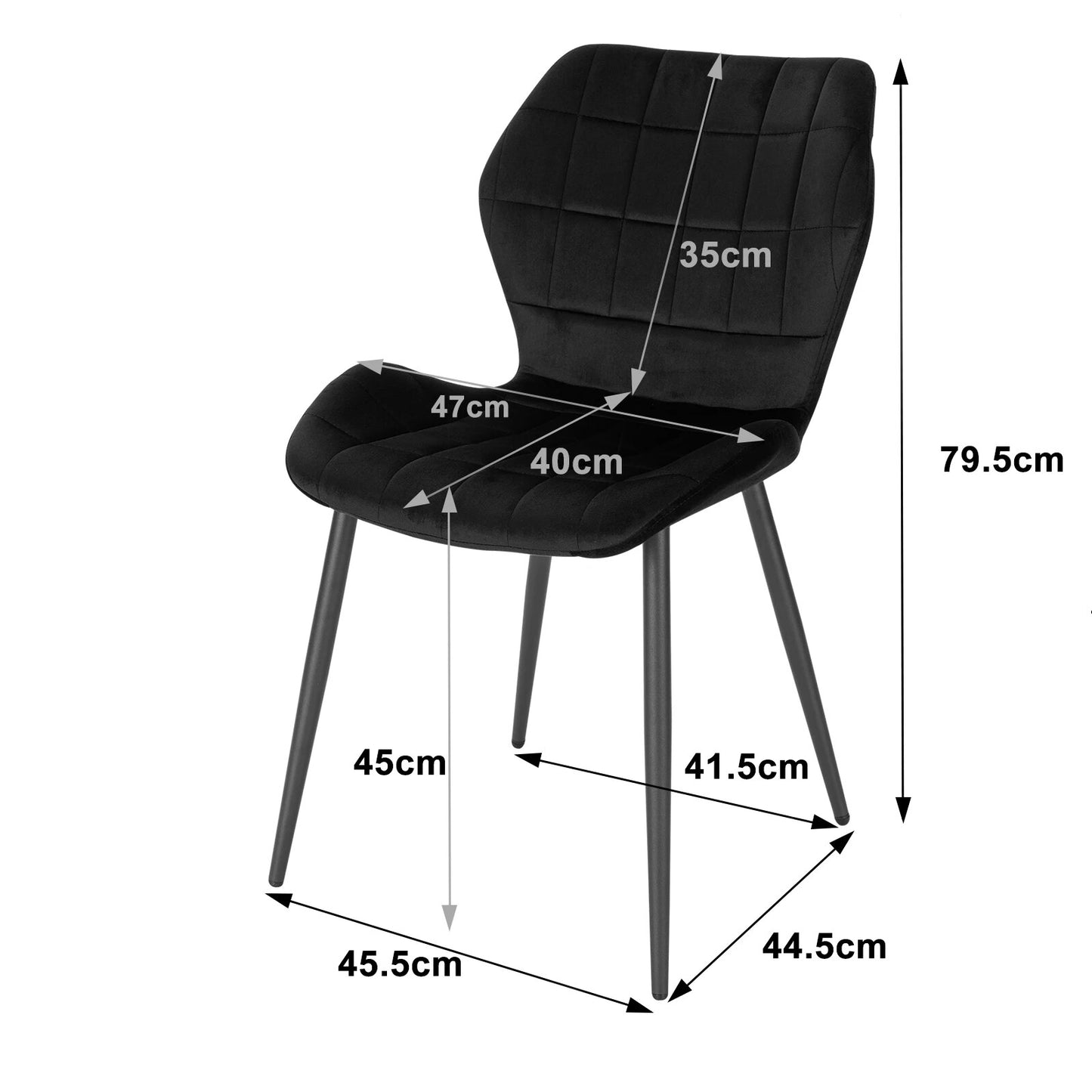 Eetkamerstoel Palome (set van 2 stuks)