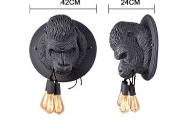 Wandlamp Gorilla