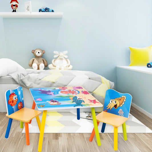 Kindertafel met 2 stoelen (set) Pipo