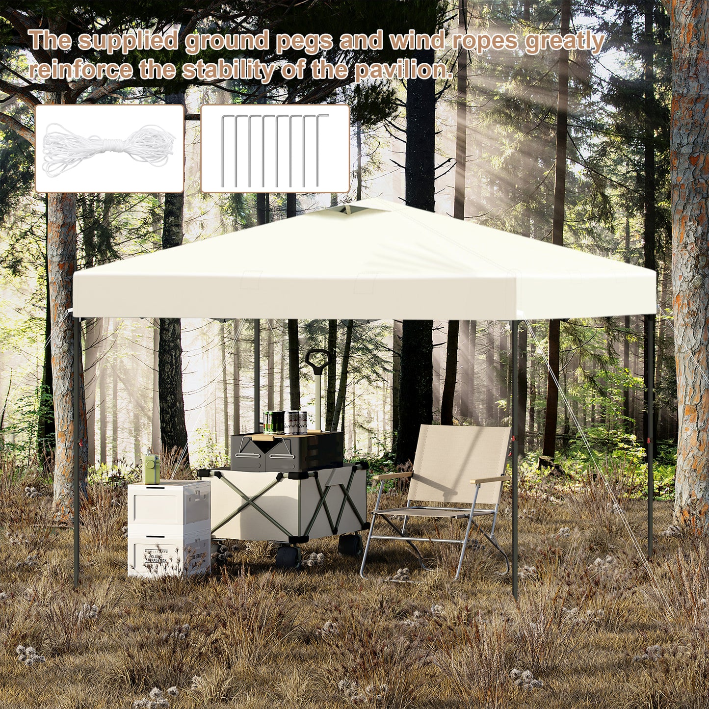 Opvouwbare partytent Soleil