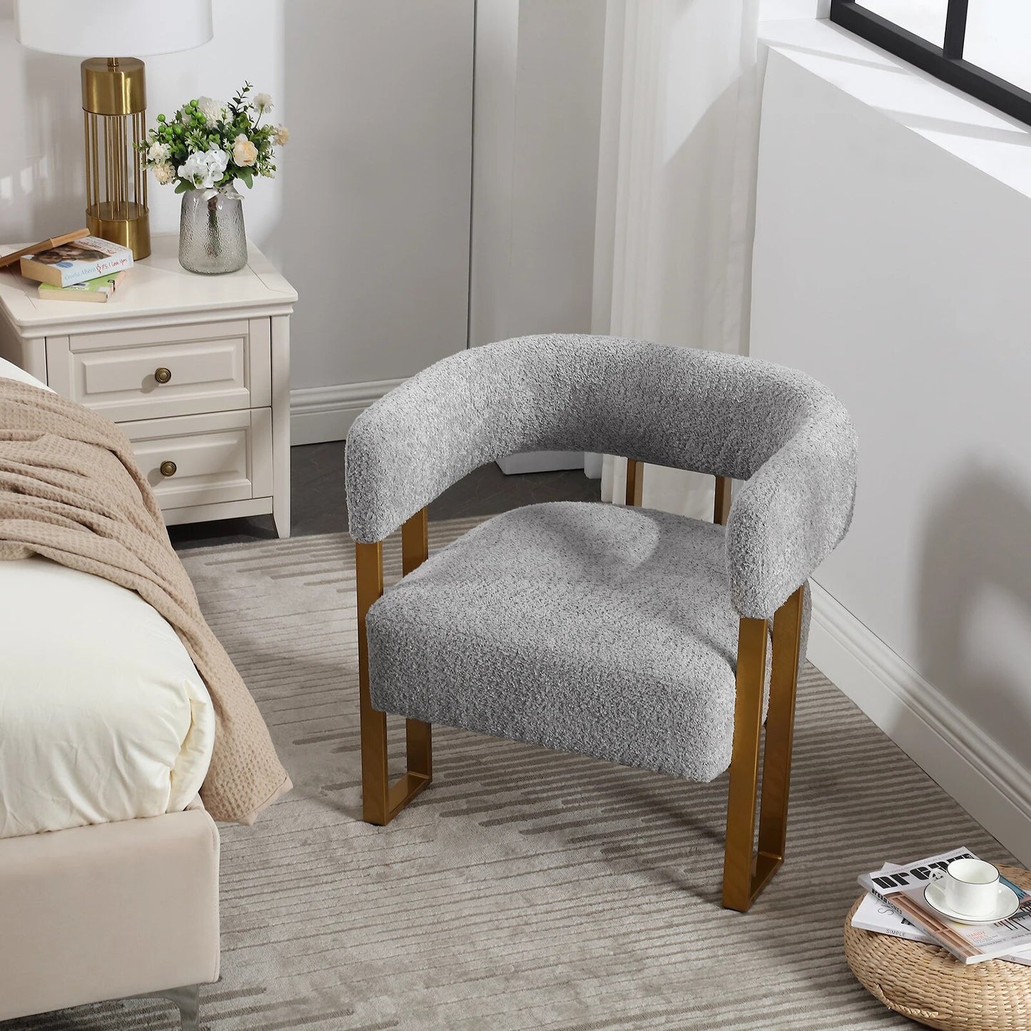 Fauteuil Teddy Gold