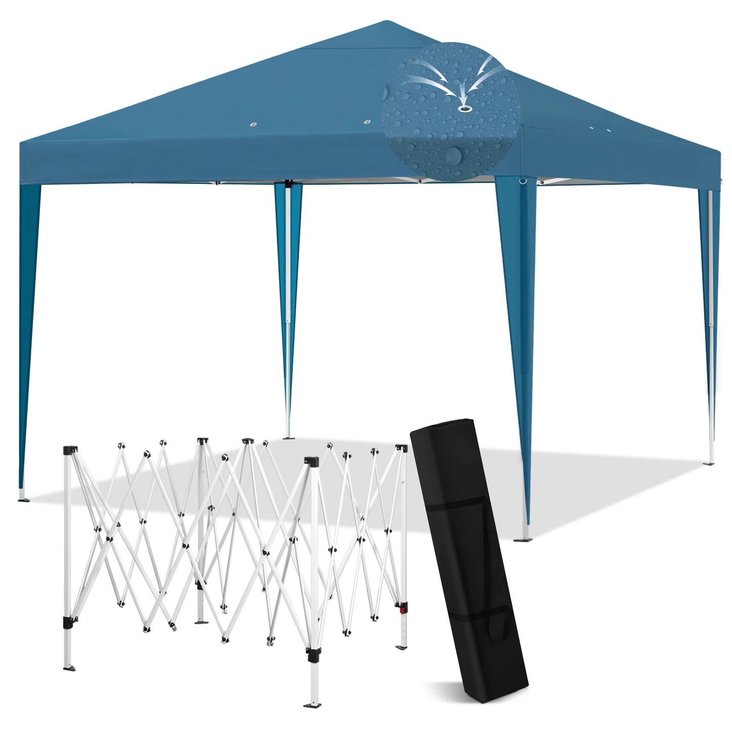 Opvouwbare partytent Londen 3m x 3m