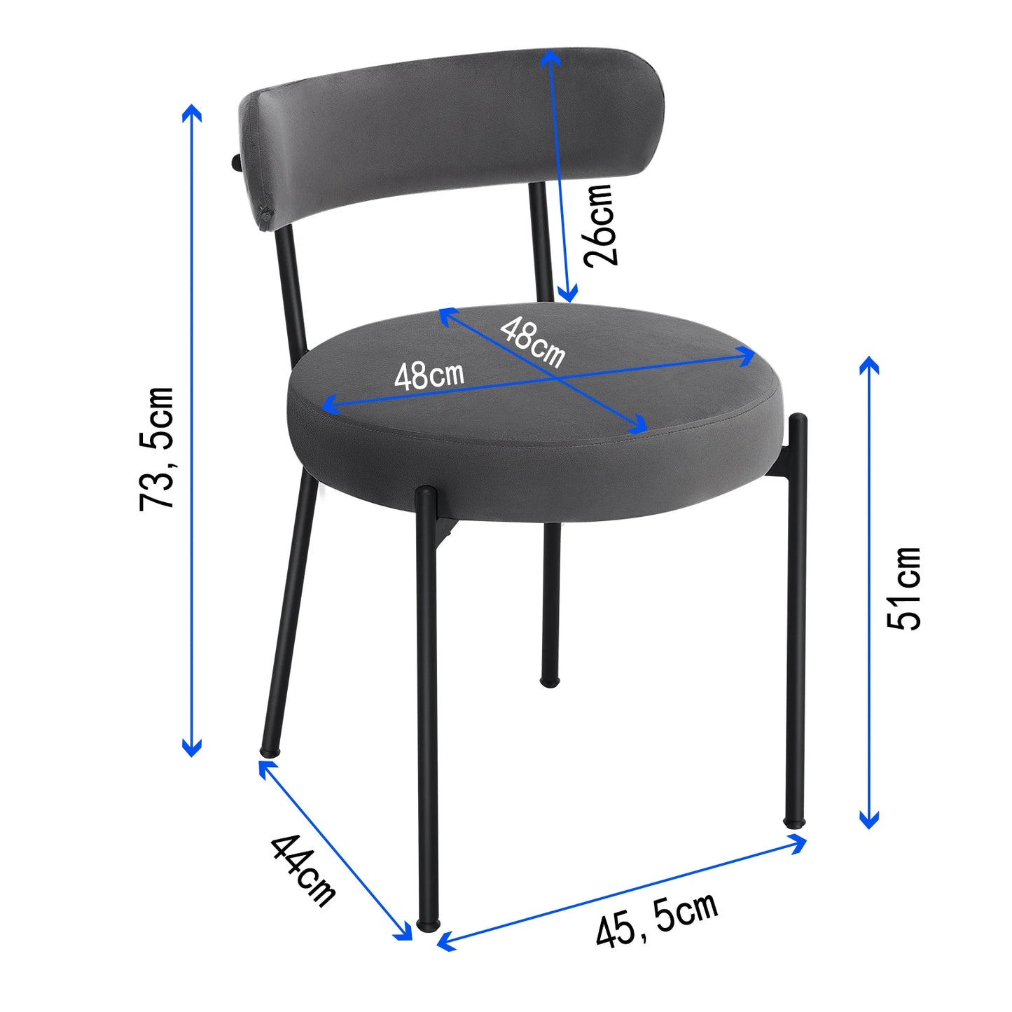 Eetkamerstoel Lica (set van 2 stuks)