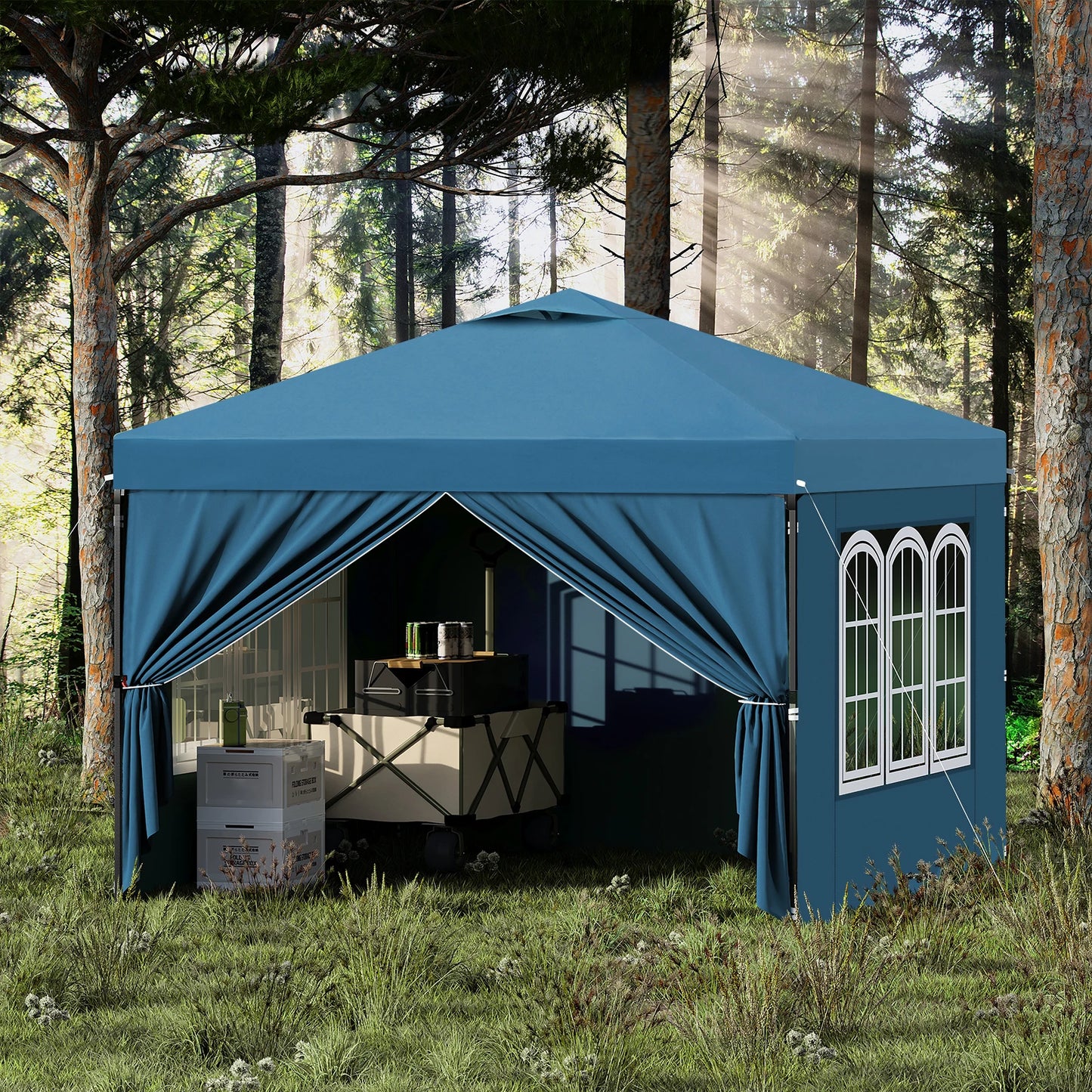 Opvouwbare partytent Londen Extra 3m x 3m