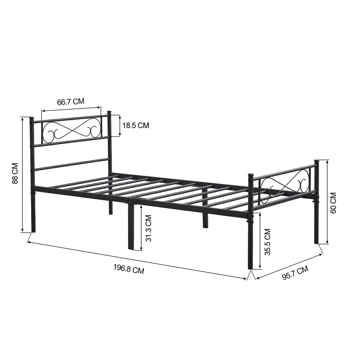 Bed Monda (95cm x 200cm)