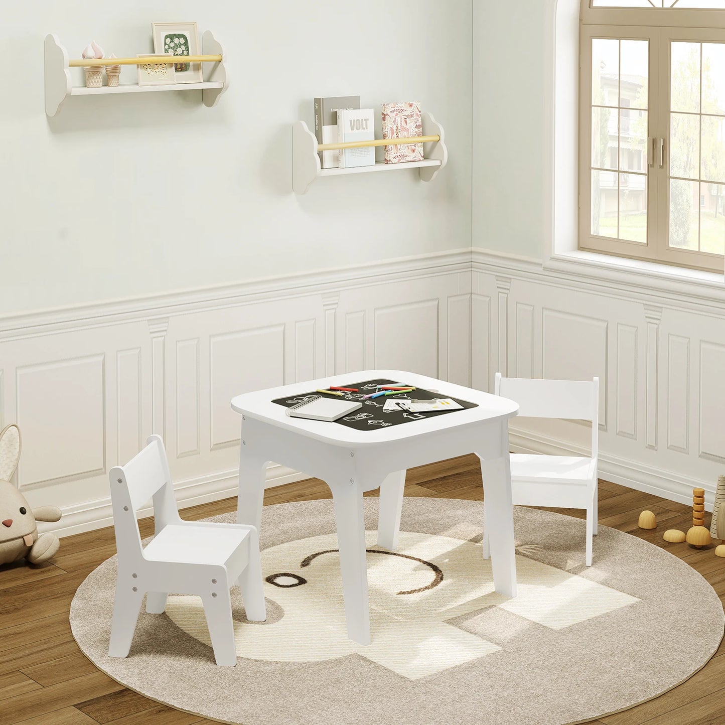 Kindertafel met 2 stoelen (set) Bumba