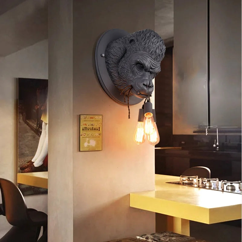 Wandlamp Gorilla