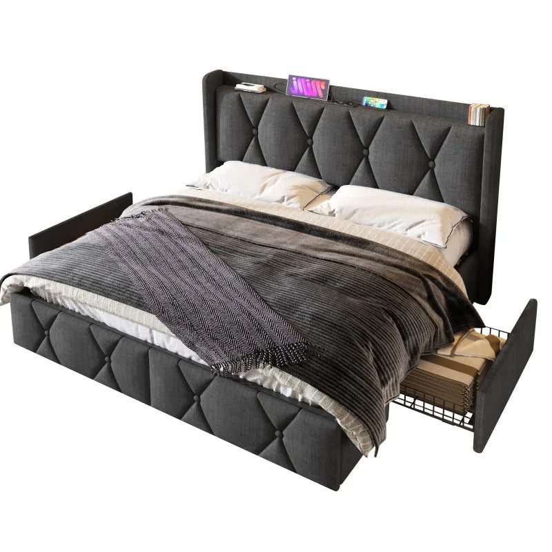 Bed Dubai met USB lader