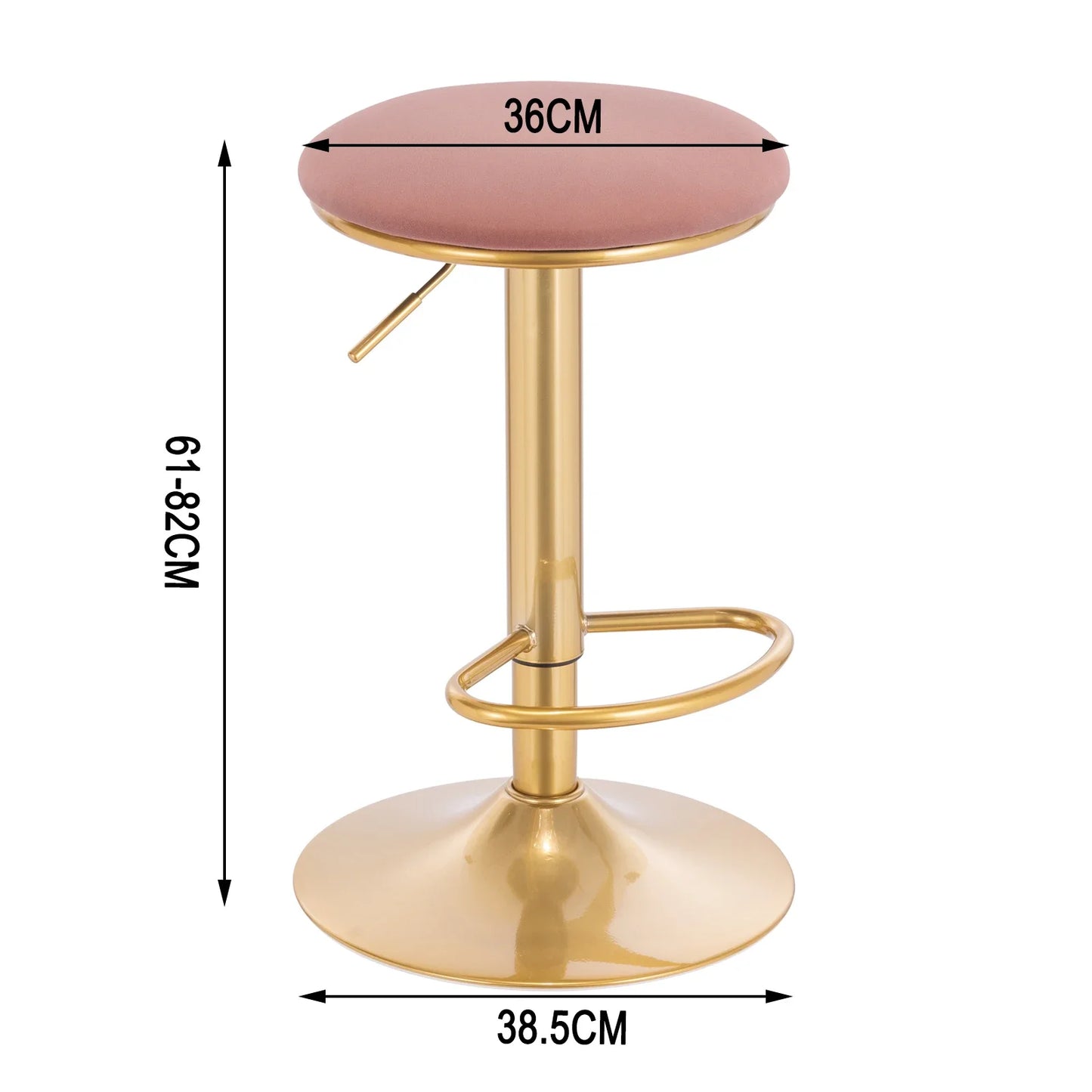 Barkruk 360 draaibaar (set van 2 stuks)