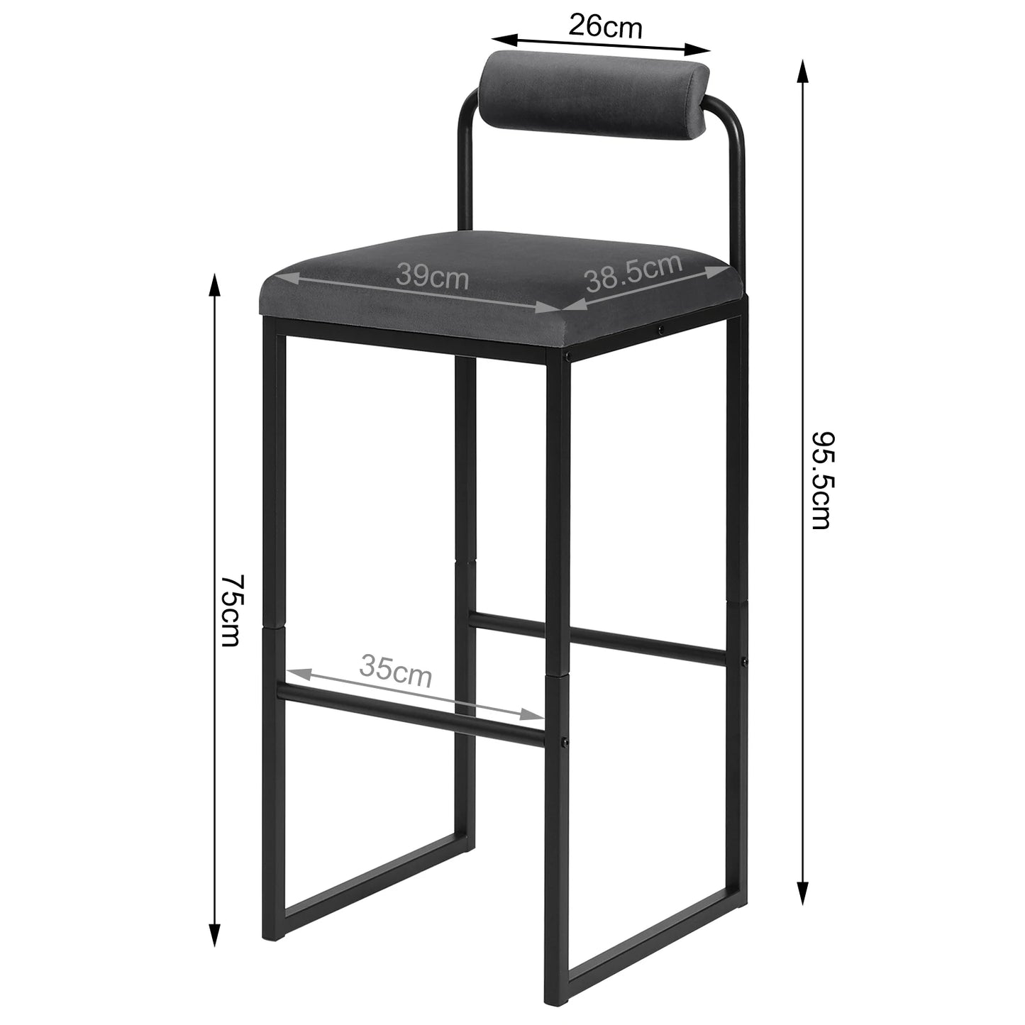 Barkruk Liol (set van 2 stuks)