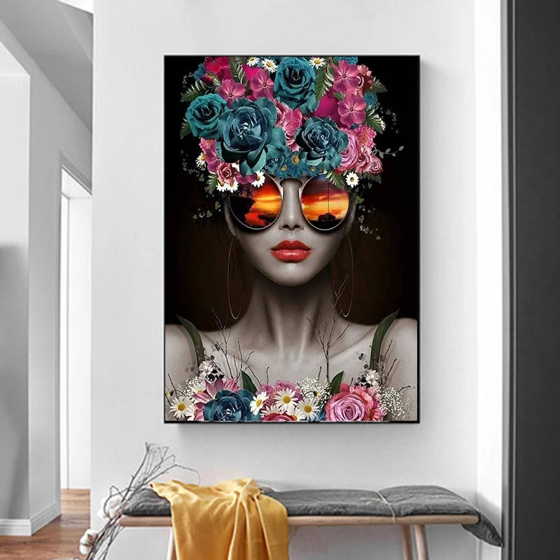 Canvas Fashion Flower women