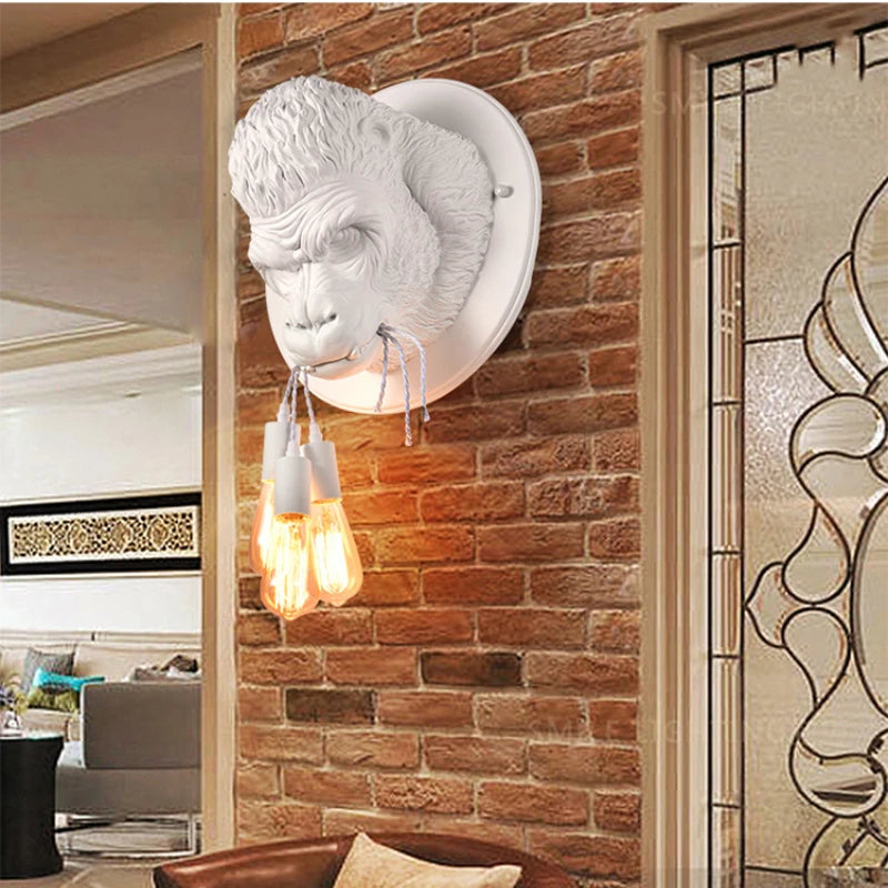 Wandlamp Gorilla