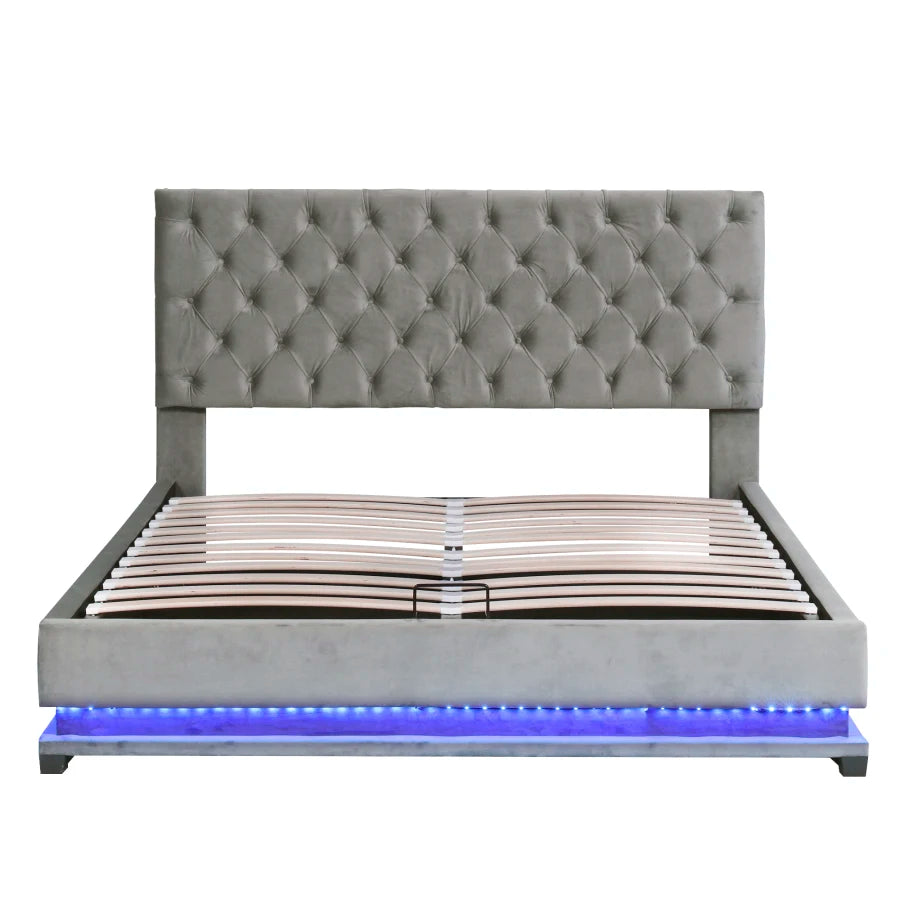 Bed Louis met verstelbare Led verlichting