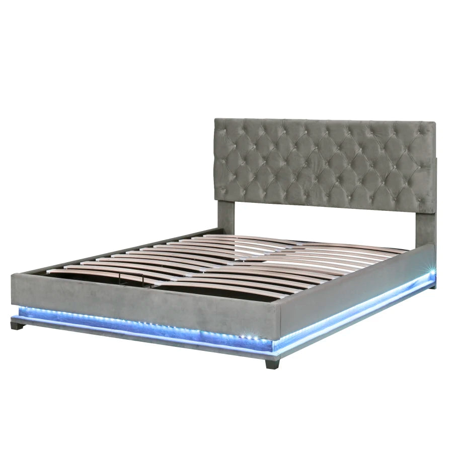 Bed Louis met verstelbare Led verlichting