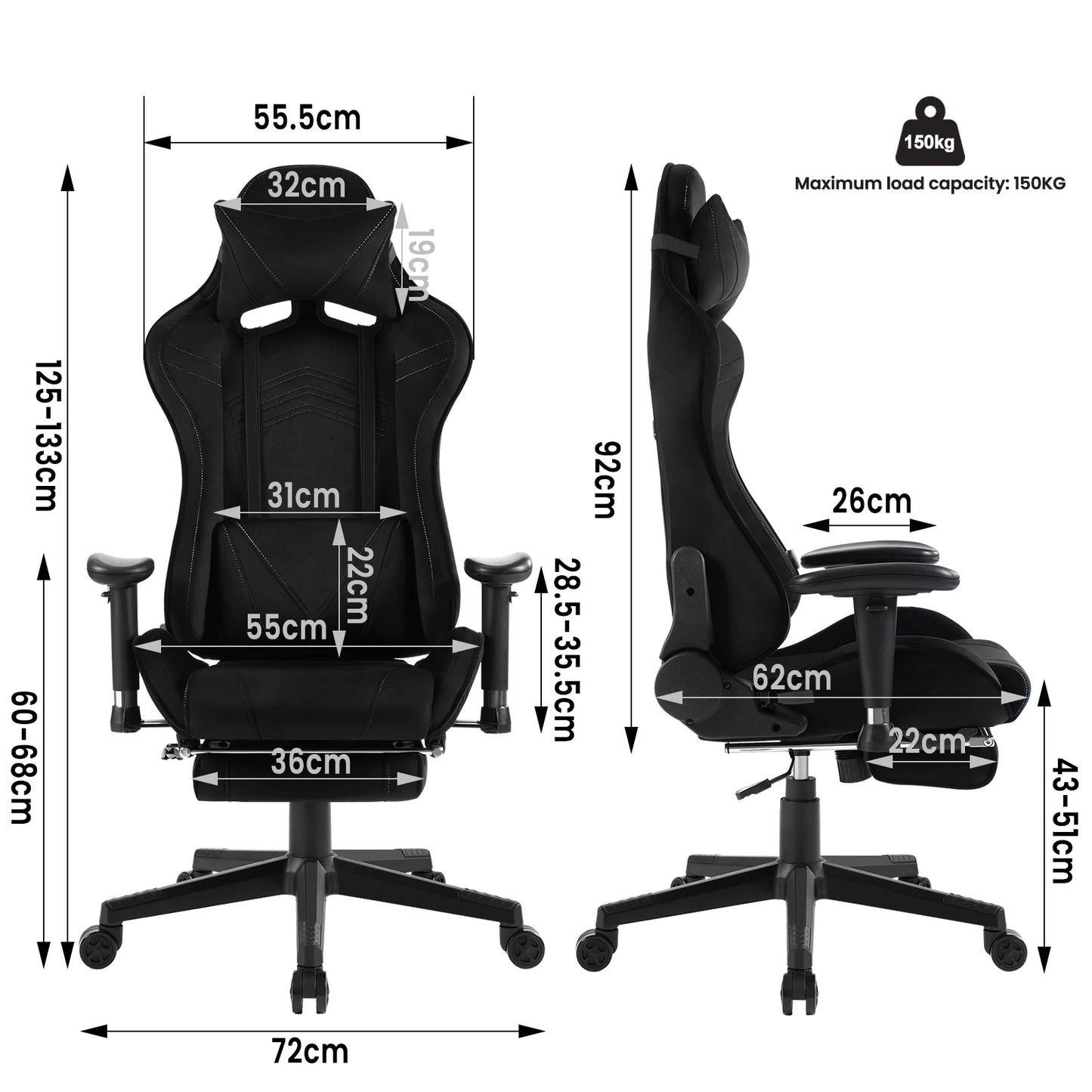 Game/bureau stoel Racing