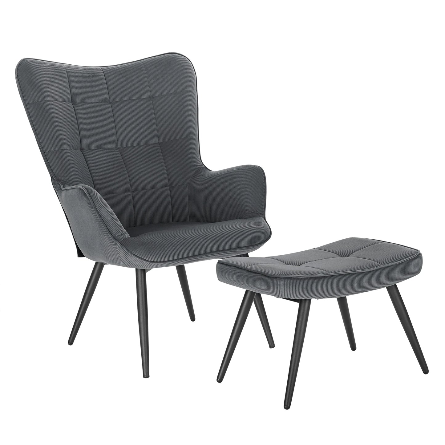 Fauteuil met hocker Relax