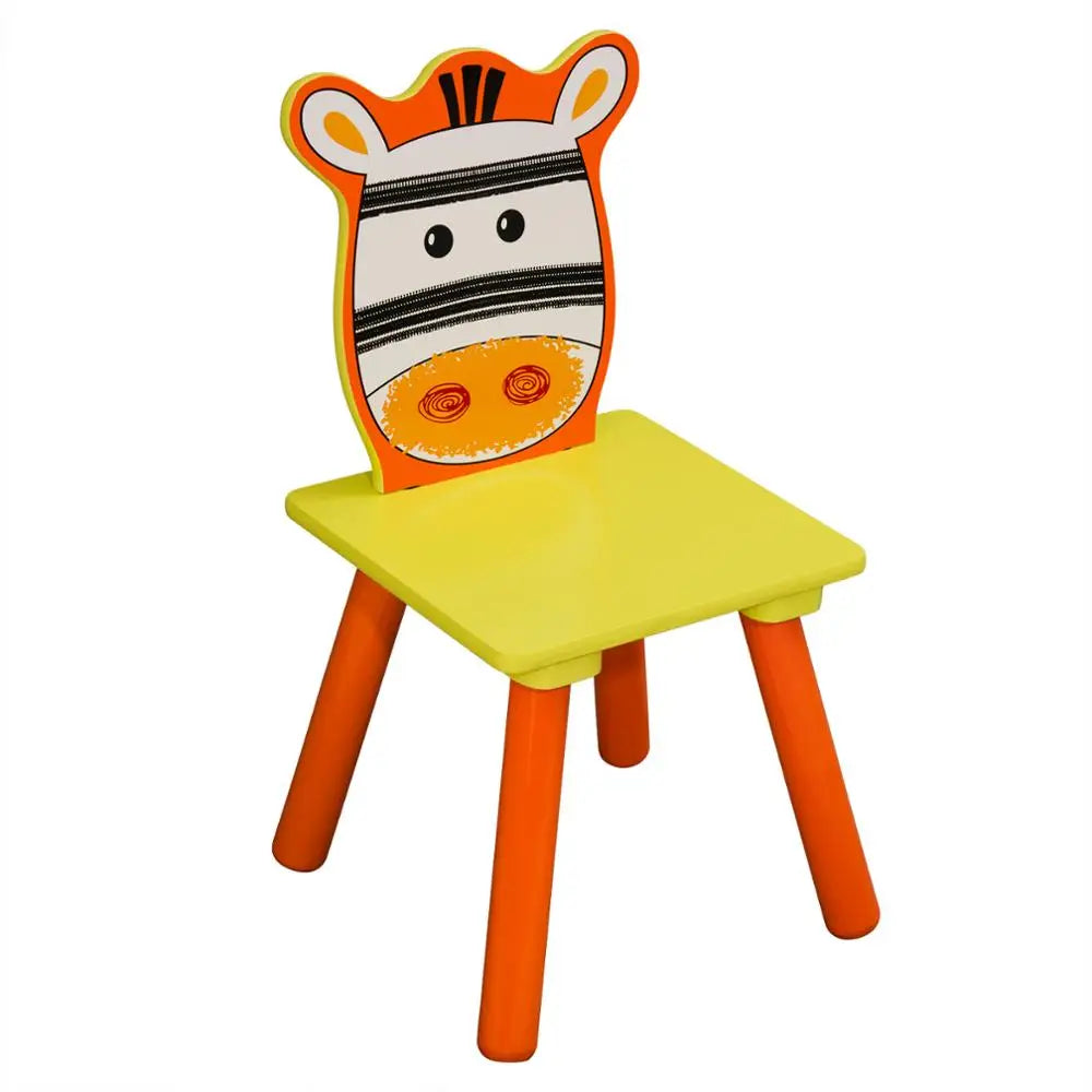 Kindertafel met 2 stoelen (set) Zoo