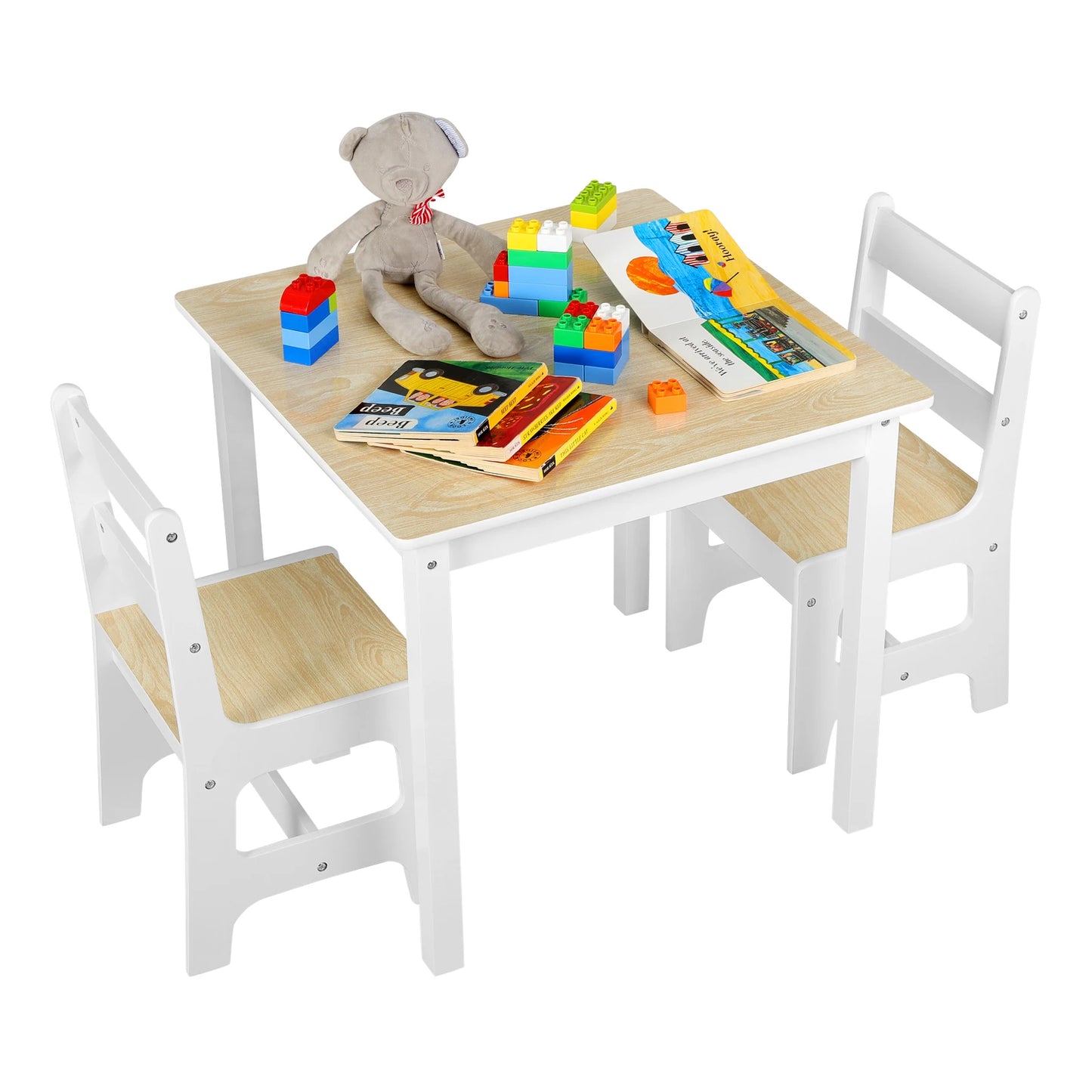 Kindertafel met 2 stoelen (set) Loona